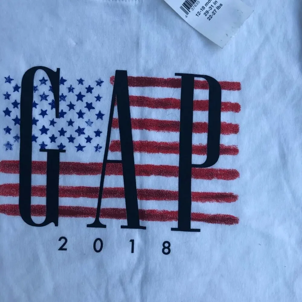 Baby Gap Graphic Short Sleeve Tee Sz 12-18 M